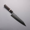 Yoshimi Kato SPG STRIX Hammered (V) Kiritsuke Gyuto  210mm Ebony (White Ring) Handle - Seisuke Knife - Slide 1