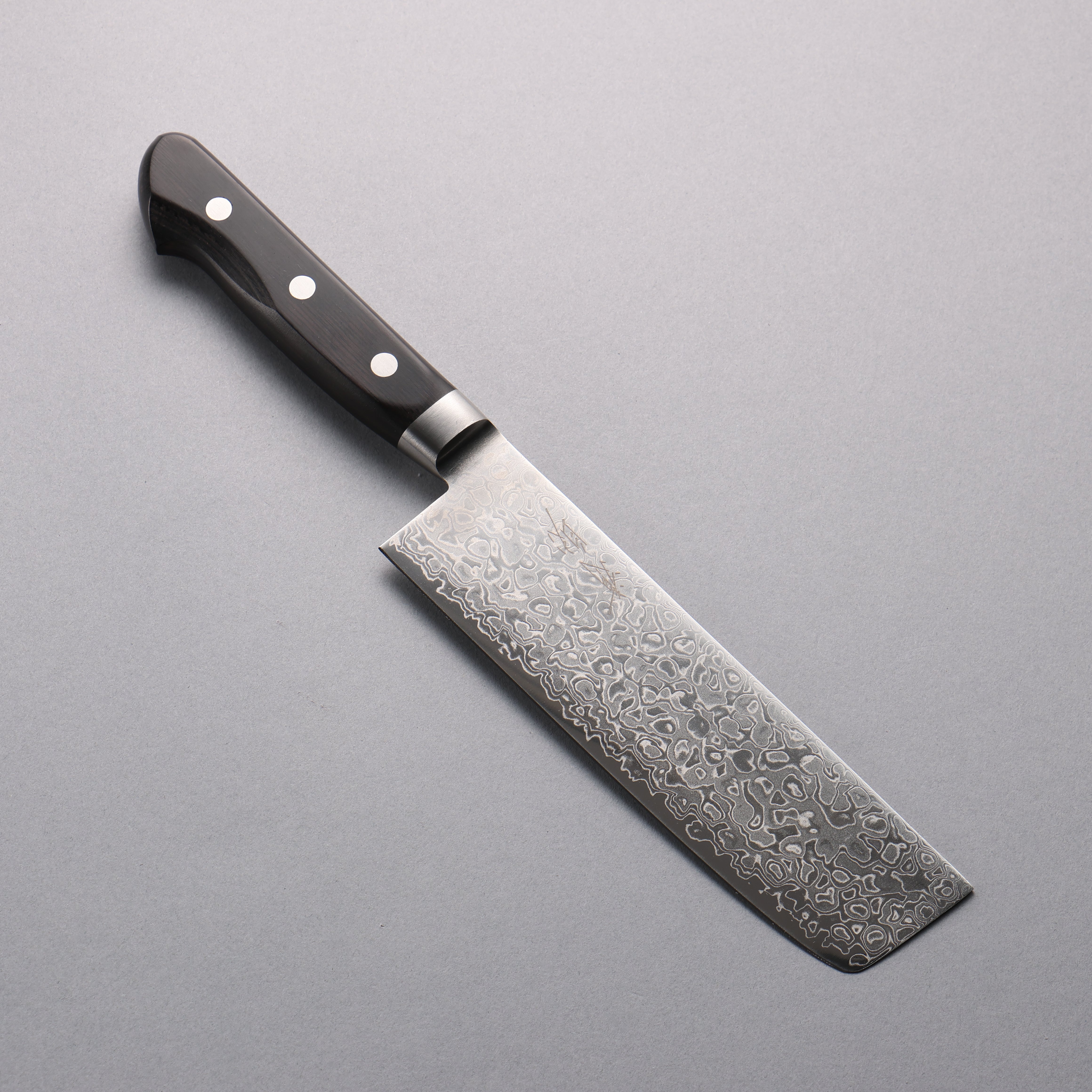 Seisuke AUS10 45 Layer Damascus Usuba 165mm Black Pakkawood Handle - Seisuke Knife
