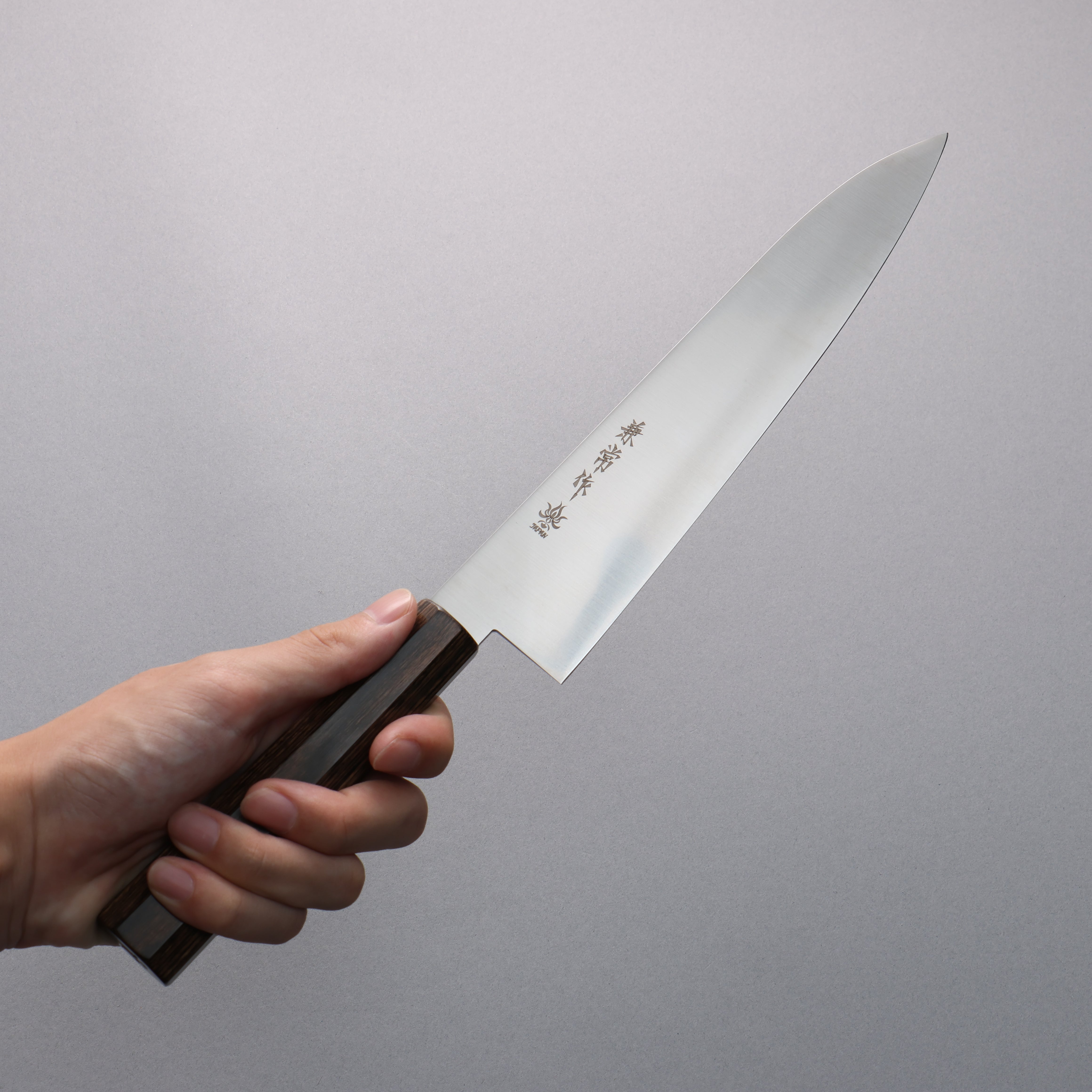 Kanetsune Ichizu VG10 Gyuto 210mm Brown Pakka wood Handle - Seisuke Knife