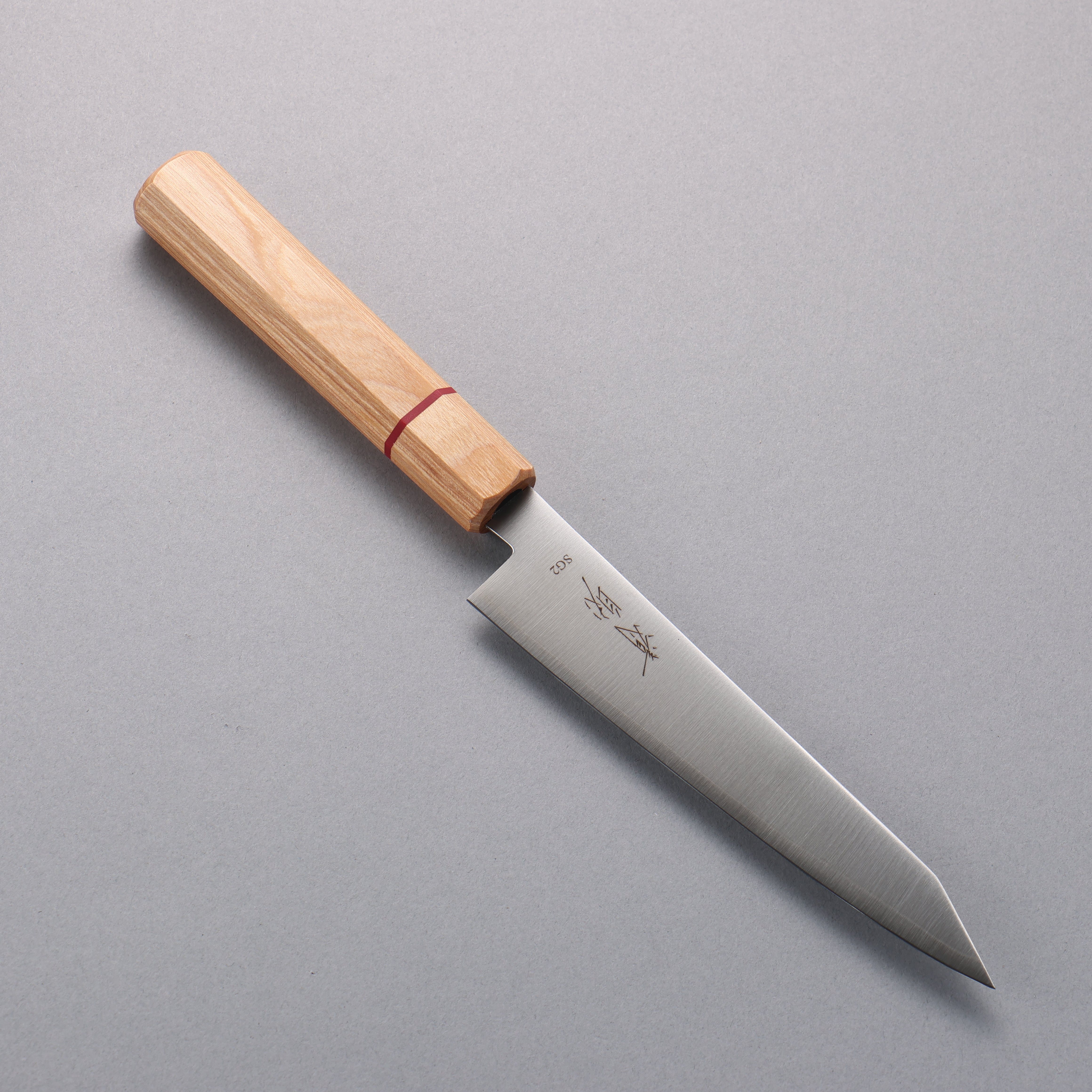 Seisuke SG2 Kiritsuke Petty-Utility 1150mm White Stabilized Wood & Red Ring Handle - Seisuke Knife