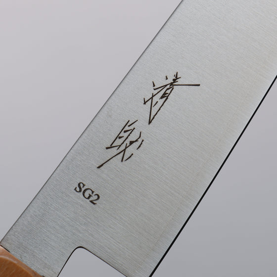 Seisuke SG2 Kiritsuke Petty-Utility  150mm White wood (With Red Ring) Handle - Seisuke Knife