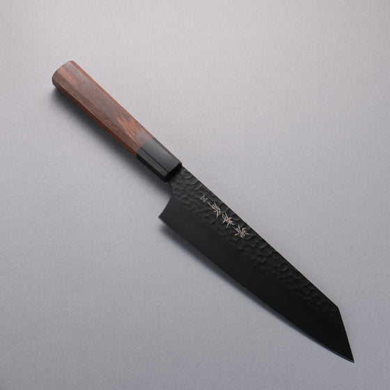 Sakai Takayuki Kurokage VG10 Hammered Teflon Coating Kengata Gyuto 190mm Wenge Handle - Seisuke Knife