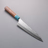 Yu Kurosaki Senko Ei SG2 Hammered Gyuto  210mm Rosewood (Ferrule: Blue Turquoise) Handle - Seisuke Knife - Slide 1