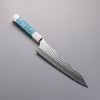 Yu Kurosaki Senko Ei SG2 Hammered Gyuto  210mm Turquoise(With Double White Ring) Handle - Seisuke Knife - Slide 1