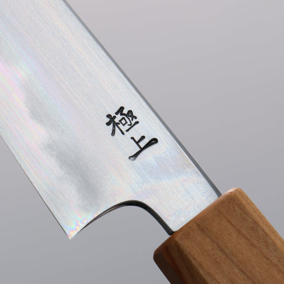 Kagekiyo Finest White Steel Petty-Utility  120mm Cherry Tree Handle with Sheath - Seisuke Knife