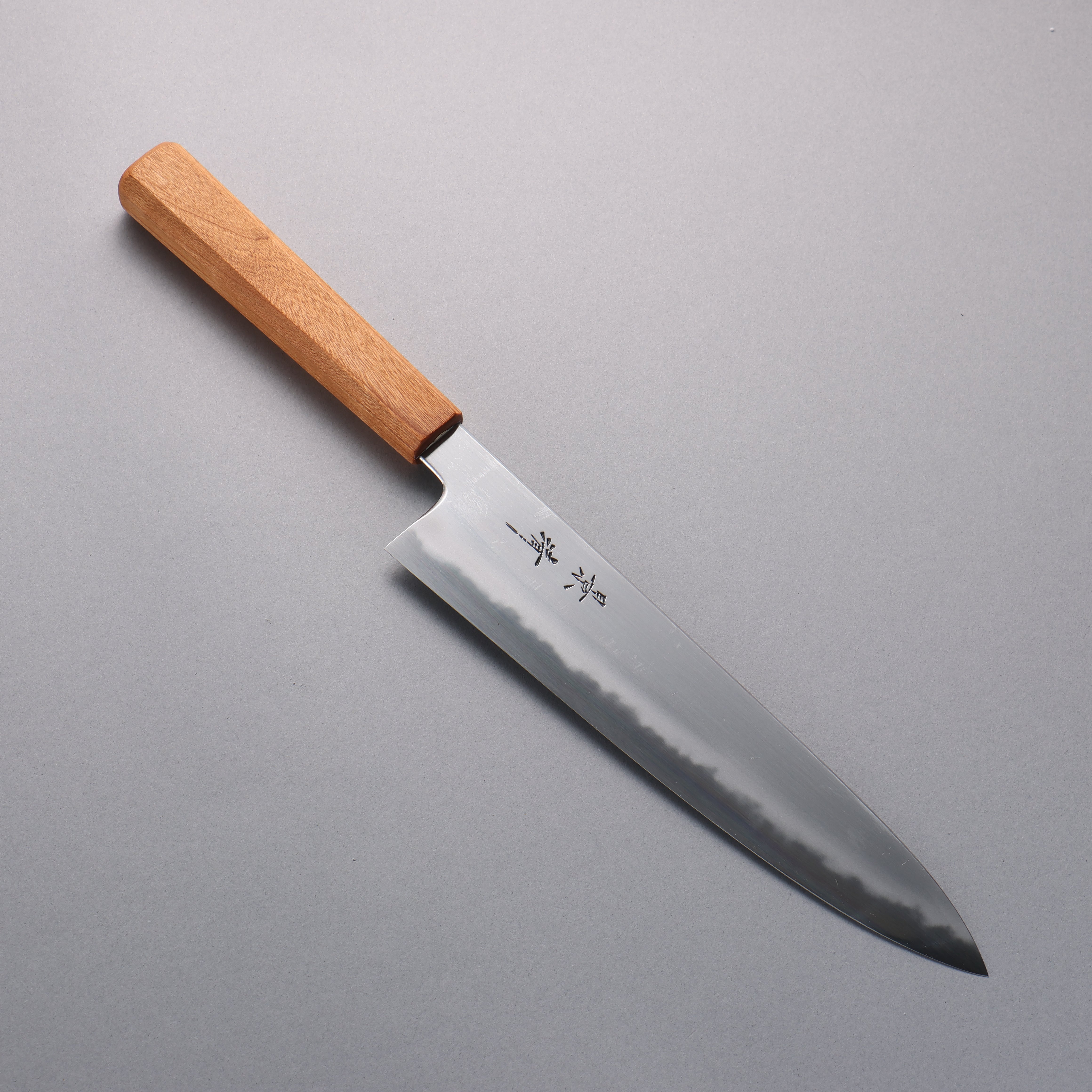 Kagekiyo Finest White Steel No.2 Gyuto 240mm Cherry Tree Handle with Sheath - Seisuke Knife