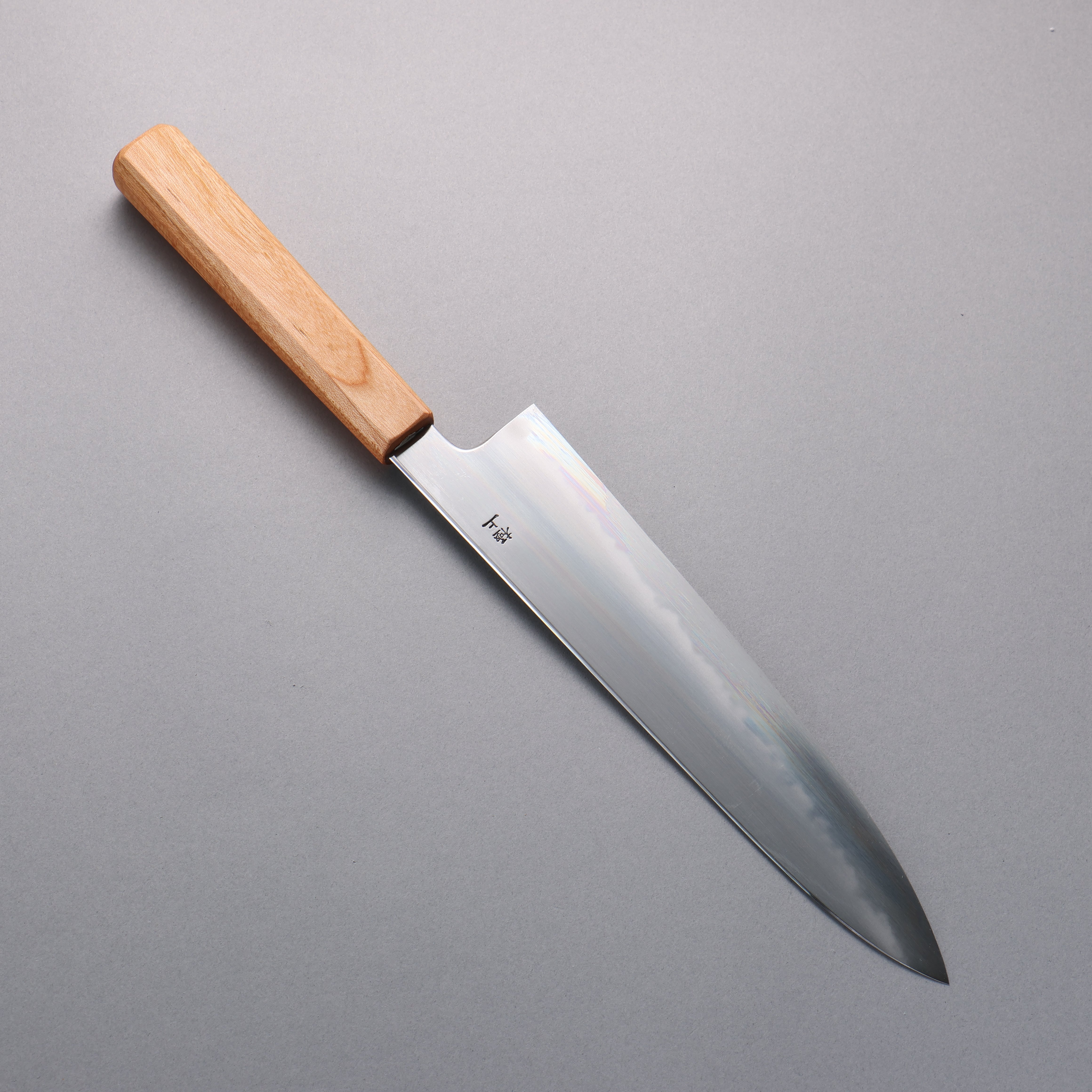 Kagekiyo Finest White Steel No.2 Gyuto 240mm Cherry Tree Handle with Sheath - Seisuke Knife