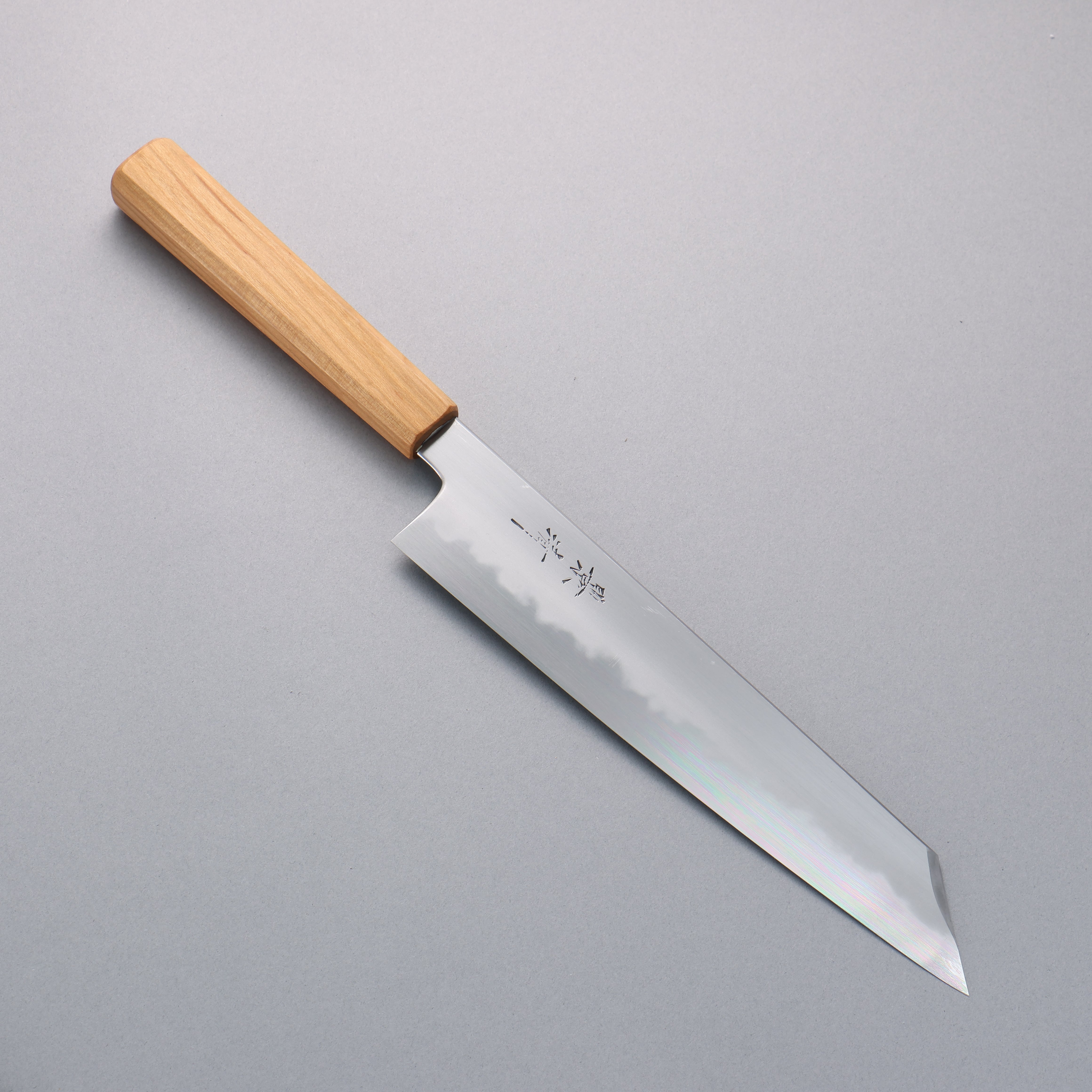 Kagekiyo Finest White Steel No.2 Kiritsuke Gyuto 240mm Cherry Tree Handle with Sheath - Seisuke Knife