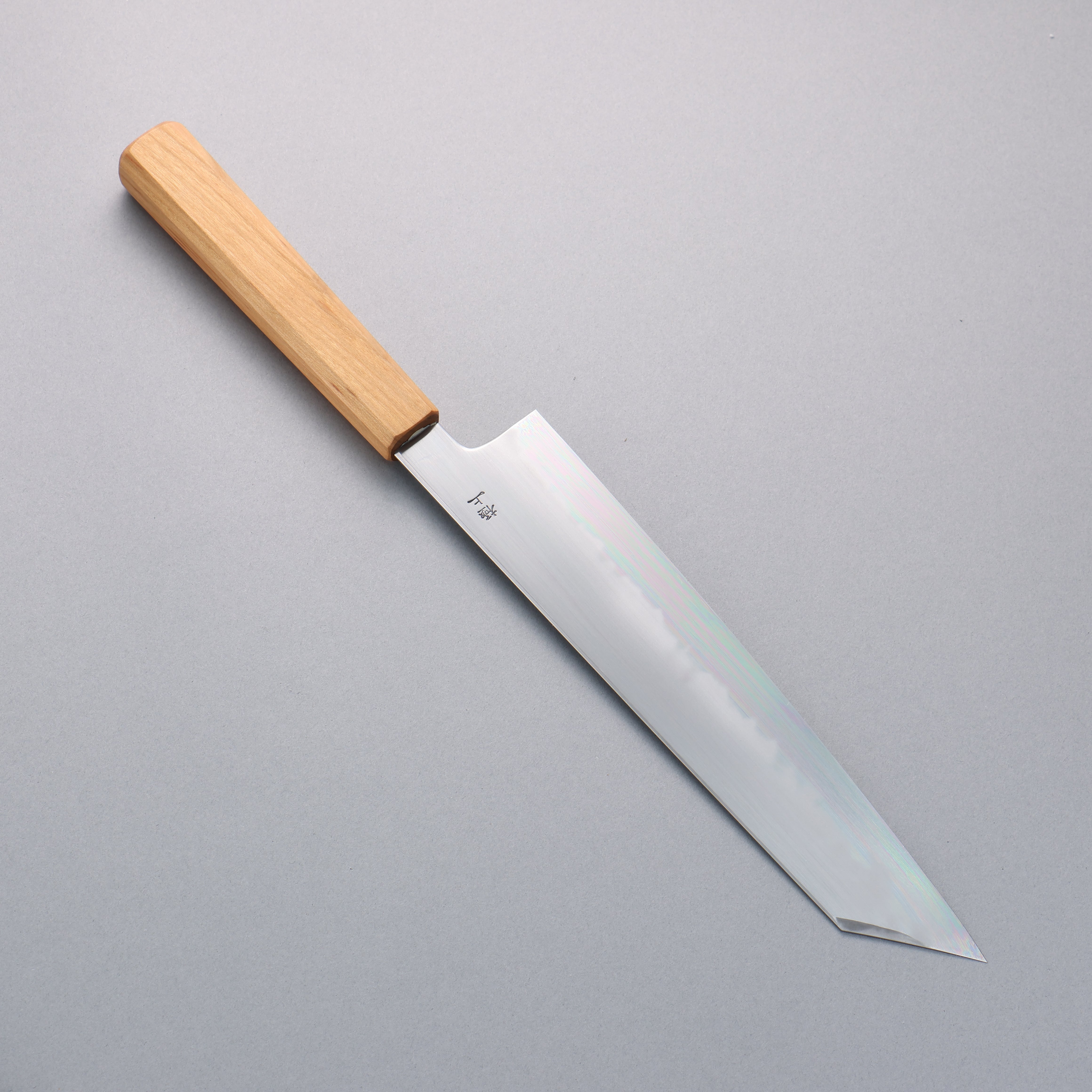 Kagekiyo Finest White Steel No.2 Kiritsuke Gyuto 240mm Cherry Tree Handle with Sheath - Seisuke Knife