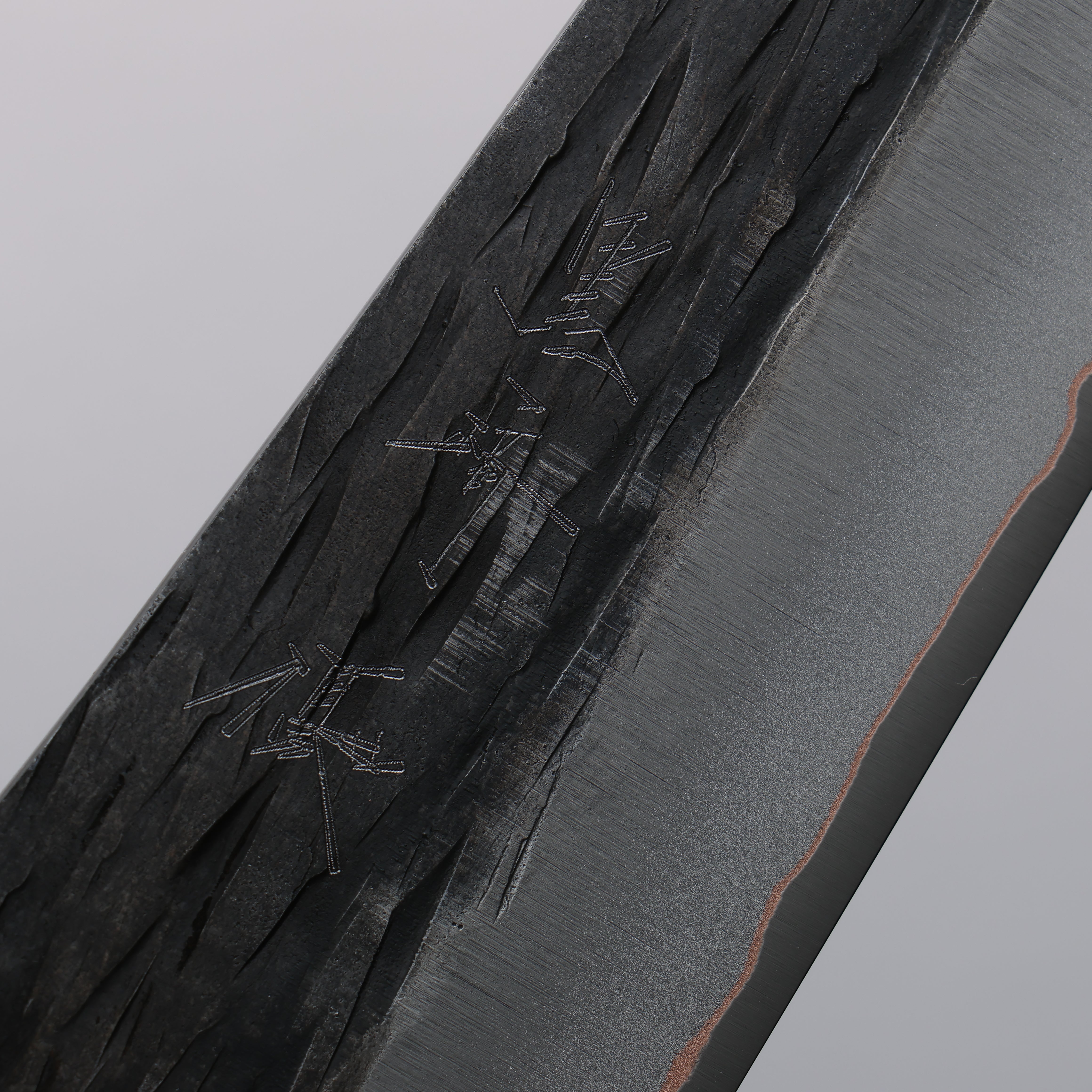 Yu Kurosaki Juhyo V-Toku2 Hammered Black Finished Gyuto 210mm Ebony Ha