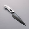 Takeshi Saji New Nomura Style SRS13 Hammered Petty-Utility  130mm White Terrazzo Handle - Seisuke Knife - Slide 1