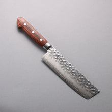  Seisuke VG10 Hammered Usuba  160mm Mahogany Handle - Seisuke Knife