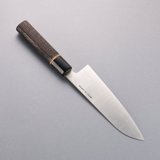 Seisuke Swedish Steel-stn Santoku 180mm Burned Chestnuts Handle - Seisuke Knife