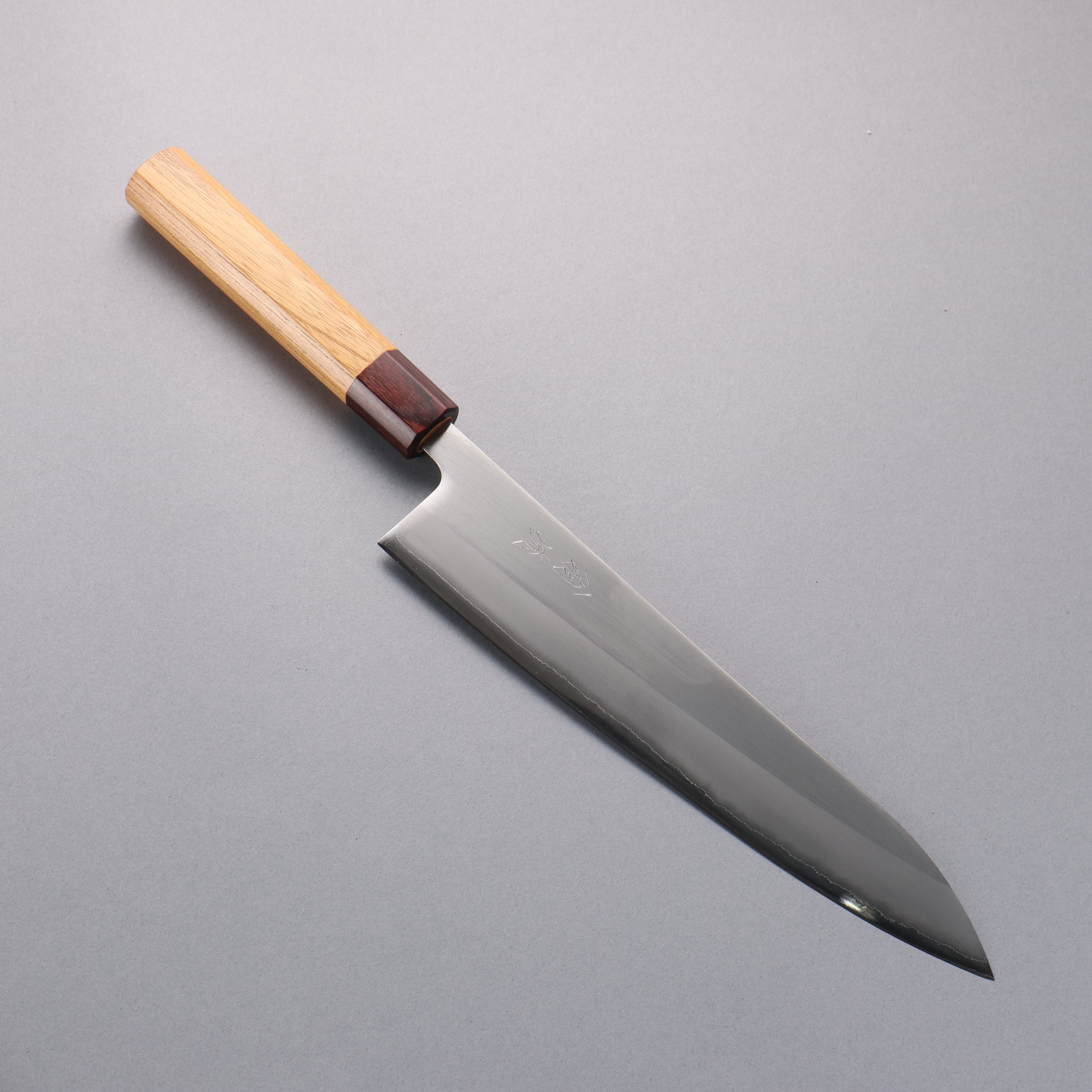 Oul White Steel No.1 Gyuto 240mm Keyaki Elm Handle - Seisuke Knife