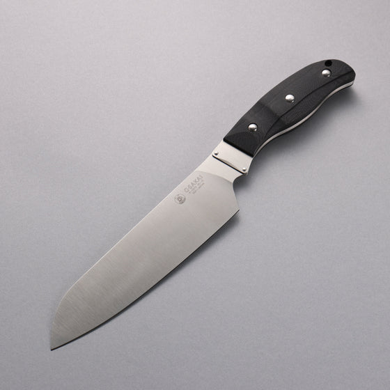 G.Sakai VG10 Santoku  165mm G-10 (Black) Handle - Seisuke Knife