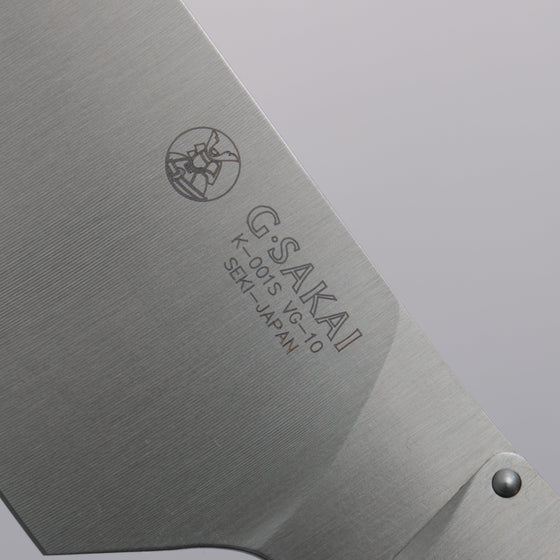 G.Sakai VG10 Santoku  165mm G-10 (Black) Handle - Seisuke Knife