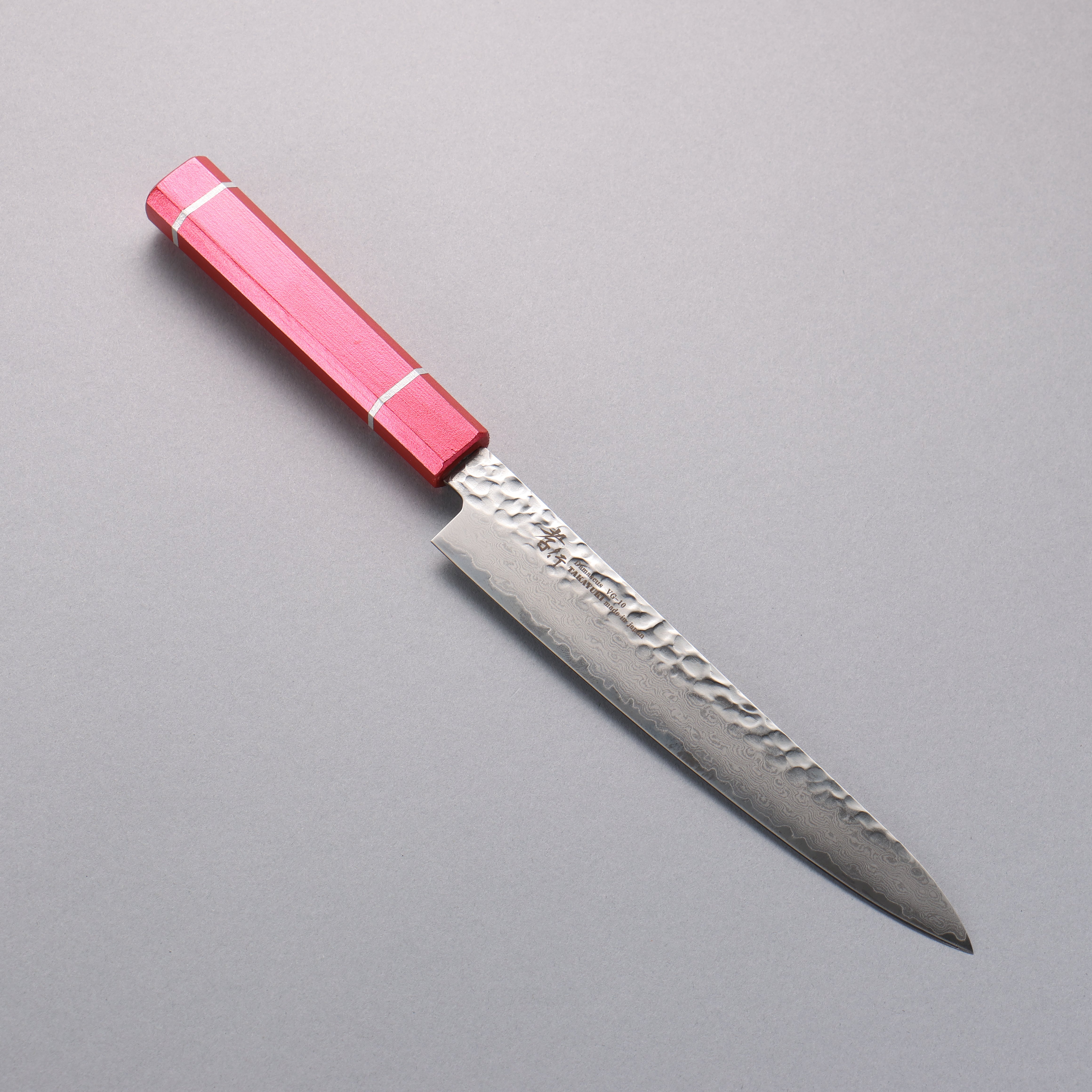 Sakai Takayuki VG10 33 Layer Damascus Petty-Utility 180mm Kouseki Lacquered Oak Handle - Seisuke Knife