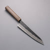 Oul Blue Super Black Nashiji Gyuto  210mm Oak Handle - Seisuke Knife