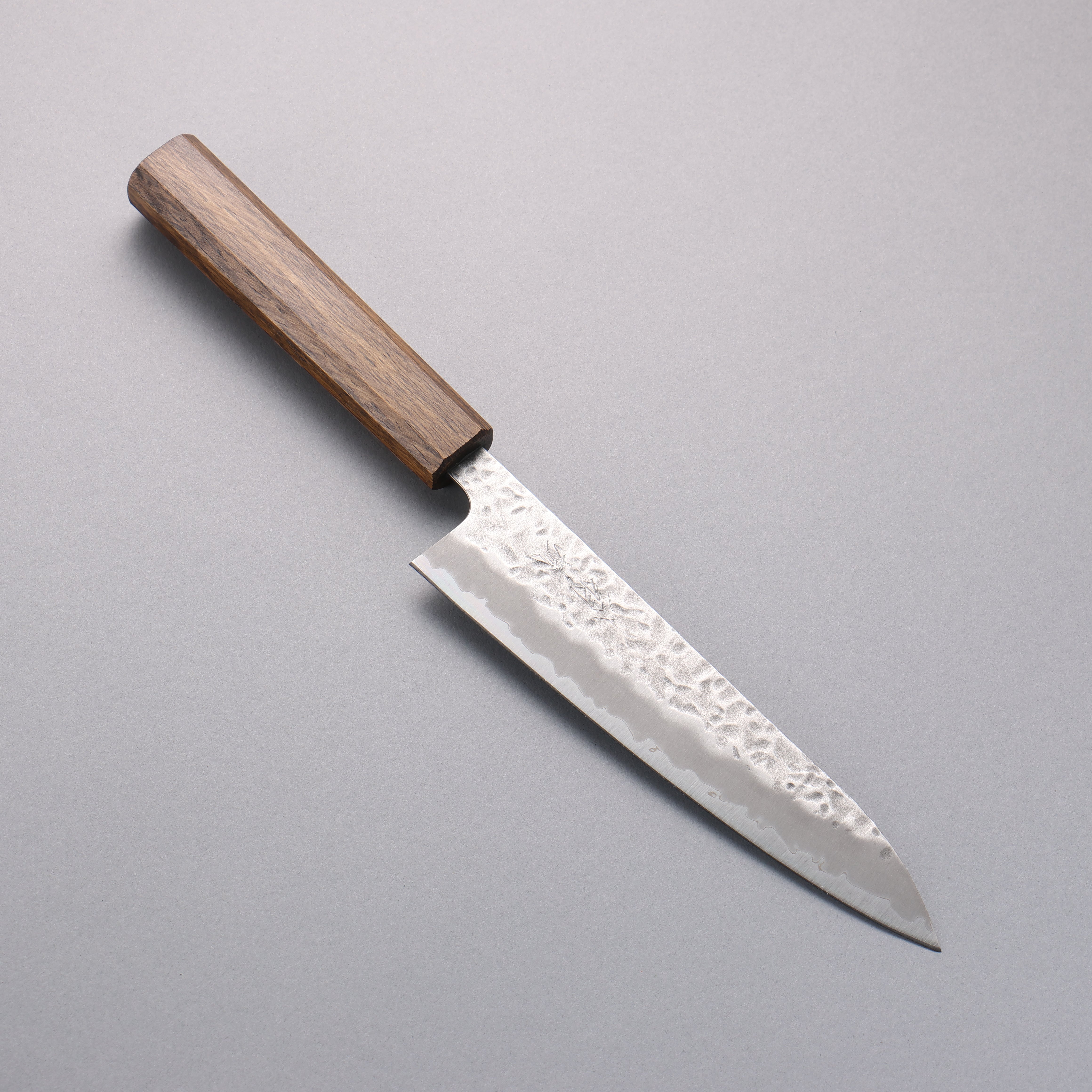 Oul White Steel No.1 Hammered Gyuto  180mm Oak Handle - Seisuke Knife