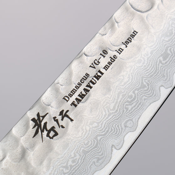 Sakai Takayuki VG10 33 Layer Damascus Petty-Utility 150mm Live oak Lacquered (Kouseki) Handle - Seisuke Knife