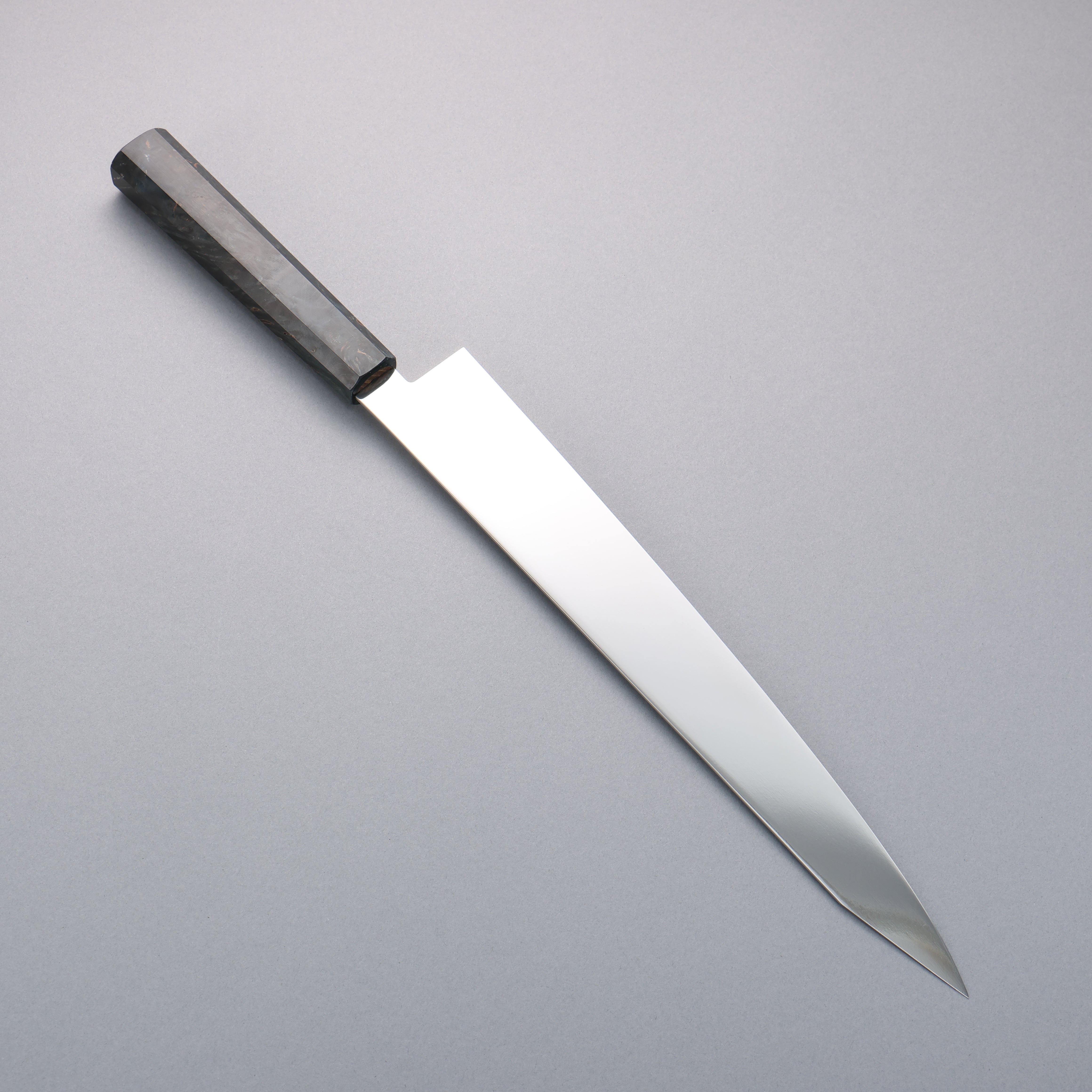 Seisuke VG10 Mirrored Finish Sujihiki  300mm Stabilized wood Handle - Seisuke Knife