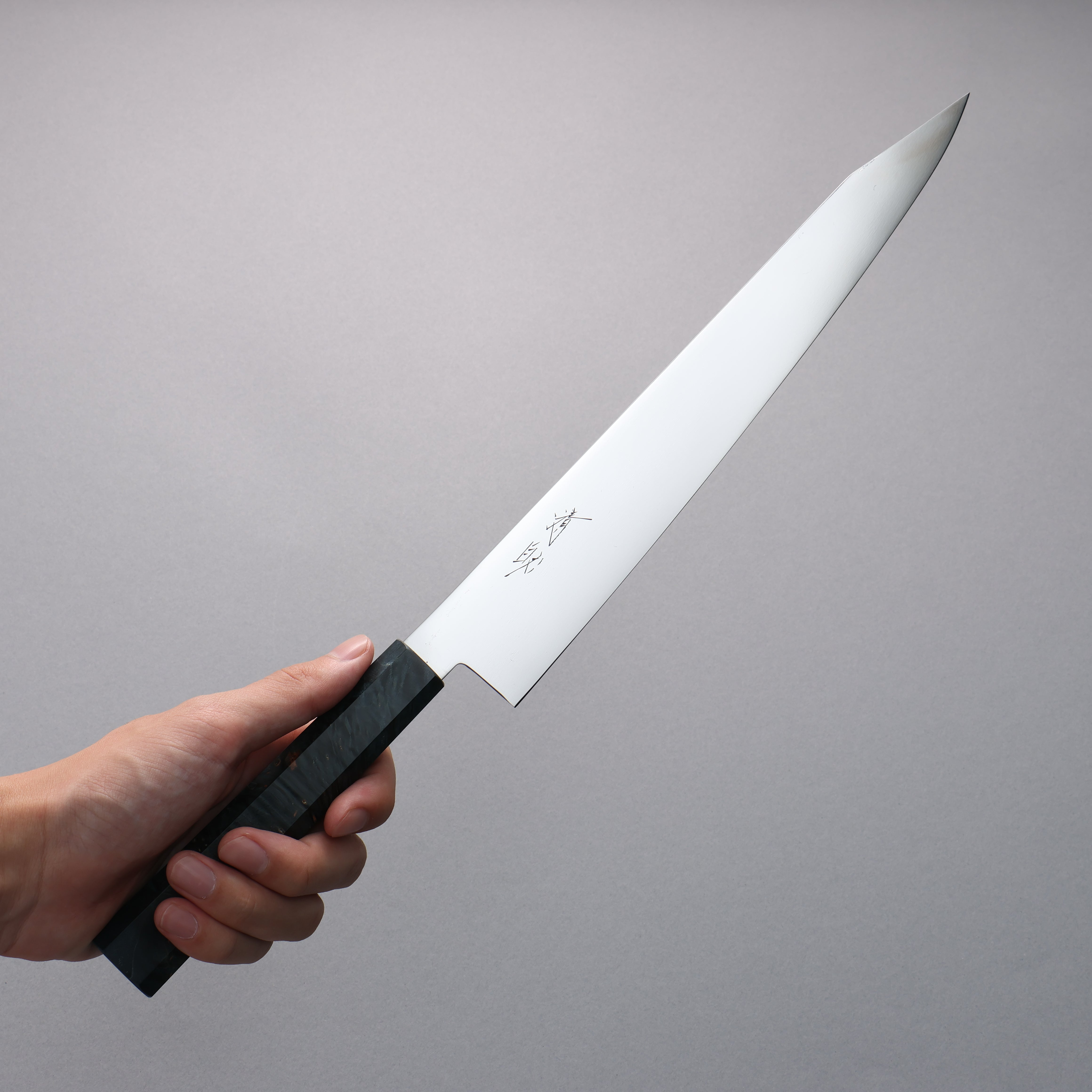 Seisuke VG10 Mirrored Finish Sujihiki  270mm Stabilized wood Handle - Seisuke Knife