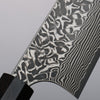 Yoshimi Kato SG2 Black Damascus Bunka  170mm Ebony (White Ring) Handle - Seisuke Knife - Slide 3