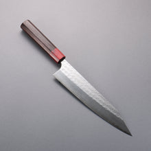  Yoshimi Kato Minamo SG2 Hammered Kiritsuke Gyuto  210mm Rosewood (ferrule: Red Pakka wood) Handle - Seisuke Knife