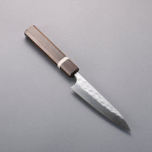  Yoshimi Kato Minamo SG2 Hammered Petty-Utility  130mm Sandalwood with White Ring Handle - Seisuke Knife