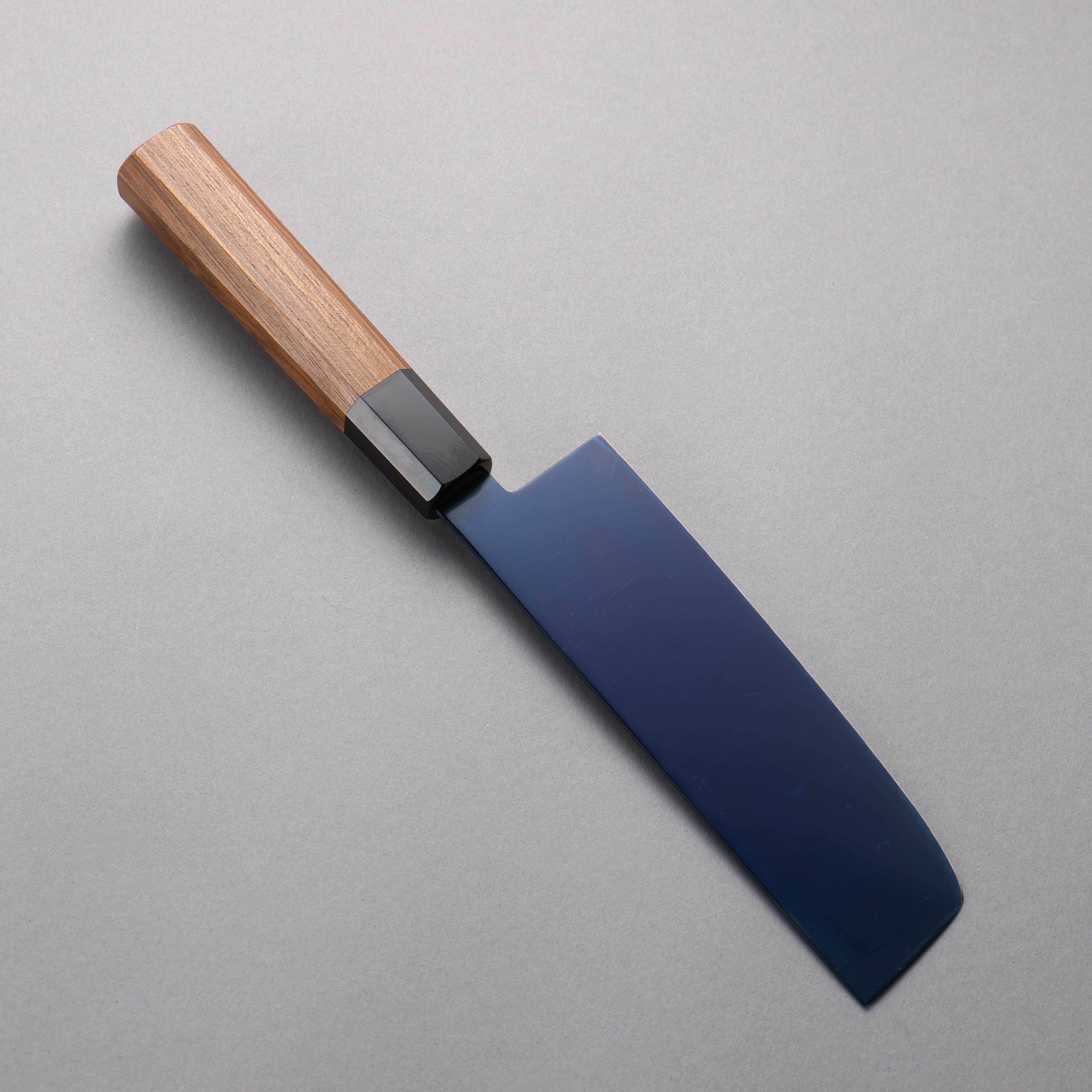 Seisuke SK-85 Ion plating Nakiri  160mm Teak (ferrule: Black Plastic) Handle - Seisuke Knife