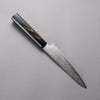 Kanjyo SG2 Damascus Petty-Utility  150mm Dark Blue and Gold Lacquered Handle - Seisuke Knife