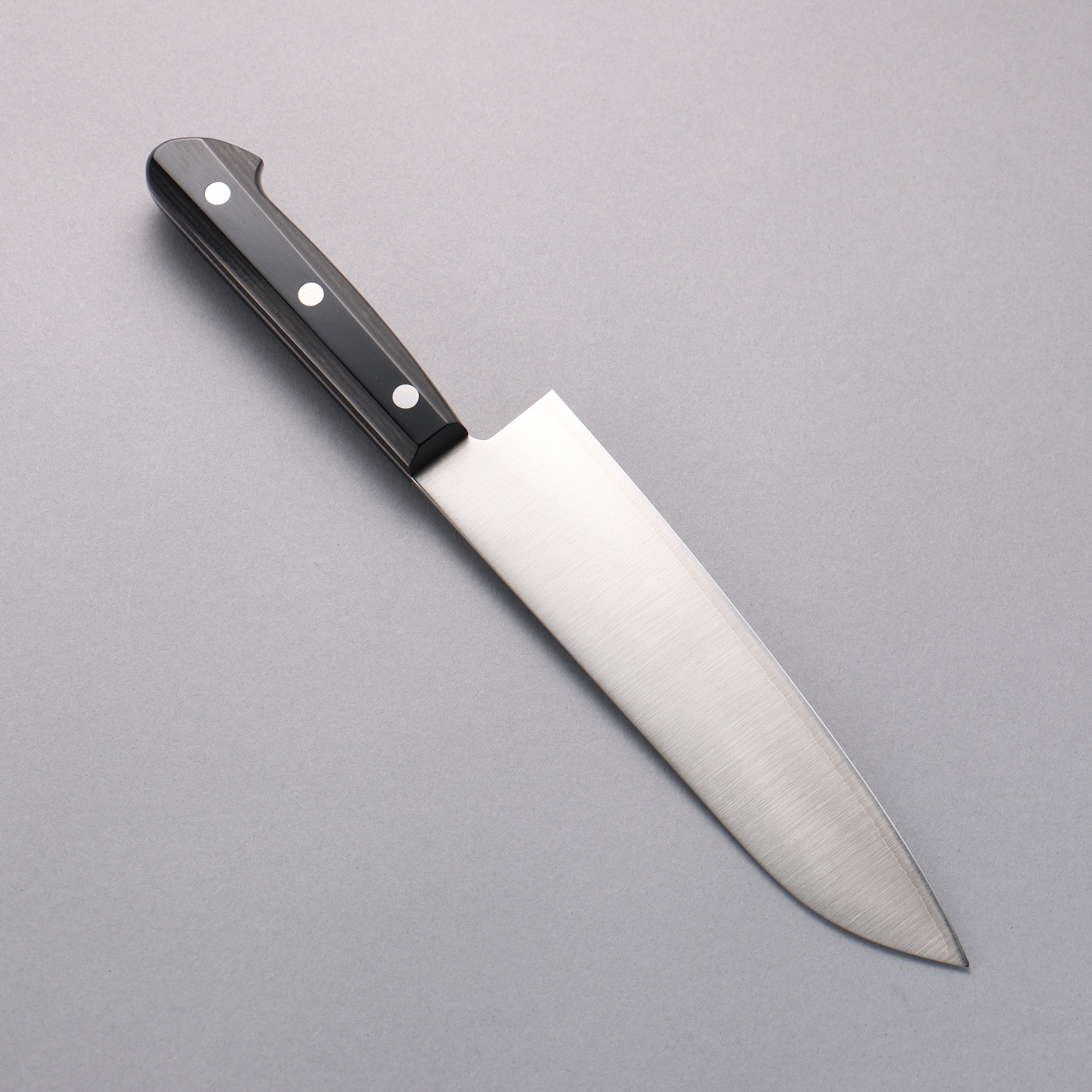 Seisuke SLD Migaki Polish Finish Santoku 180mm Black Pakkawood Handle - Seisuke Knife