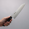 Seisuke SLD Migaki Polish Finish Santoku  180mm Black Pakka wood Handle - Seisuke Knife