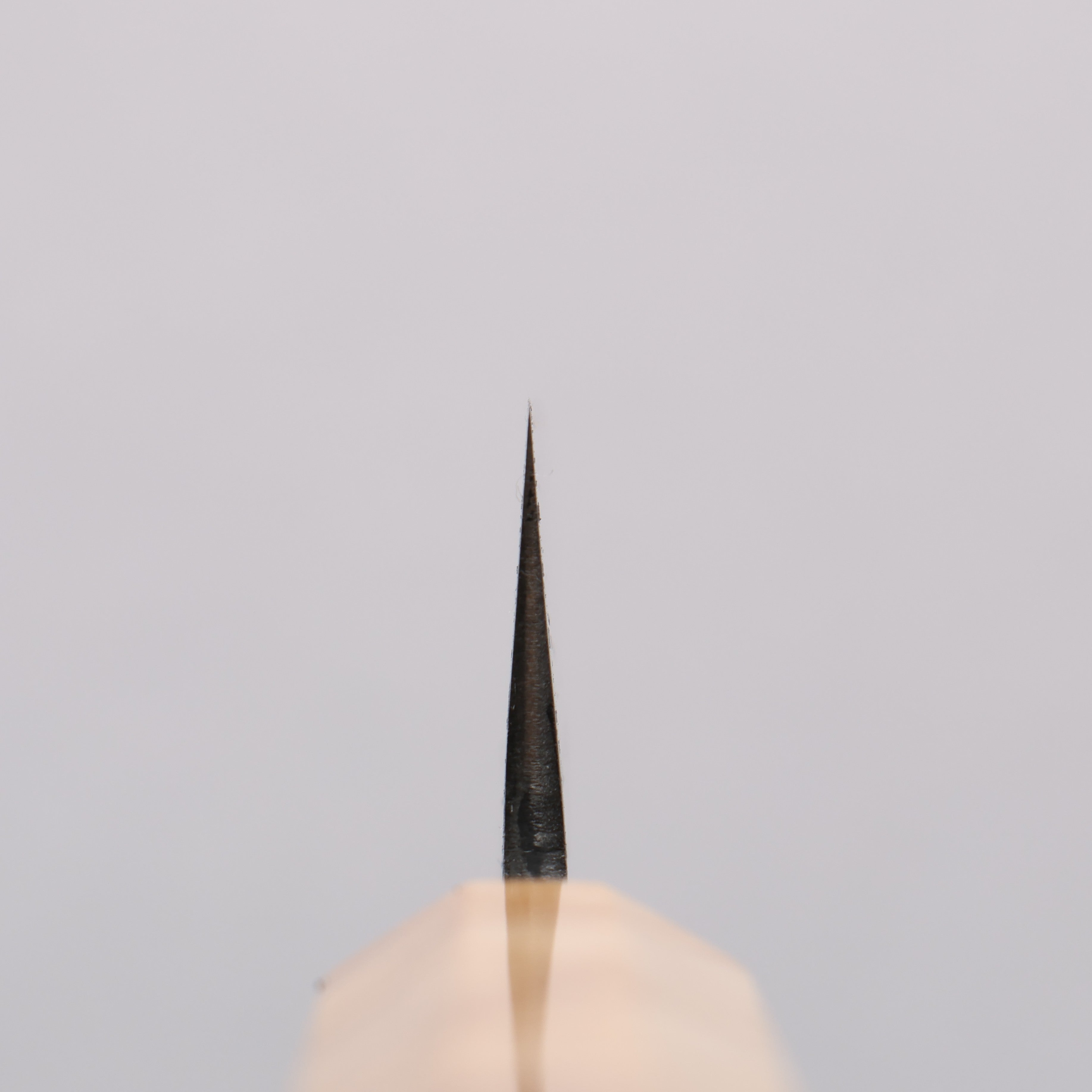 Hozantomoe White Steel No.2 Kurouchi Petty-Utility 135mm Olive Wood & Black Resin Handle - Seisuke Knife