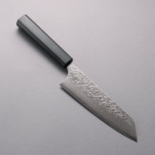  Yoshimi Kato VG10 Damascus Hammered(square) Bunka  170mm Oak (Indigo Dyed) Handle - Seisuke Knife