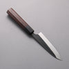 Yoshimi Kato Blue Super Black Finished Petty-Utility  120mm Rosewood (Ferrule: Black Pakka Wood) Handle - Seisuke Knife