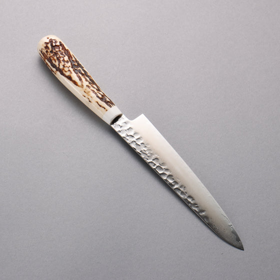 Sakai Takayuki VG10 33 Layer Damascus Petty-Utility 150mm Cow Bone Handle with Sheath - Seisuke Knife