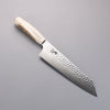 Sakai Takayuki VG10 33 Layer Damascus Kengata Gyuto 190mm Cow Bone Handle with Sheath - Seisuke Knife - Slide 1