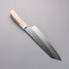 Sakai Takayuki VG10 33 Layer Damascus Kengata Gyuto 190mm Cow Bone Handle with Sheath - Seisuke Knife - Slide 2