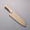 Sakai Takayuki VG10 33 Layer Damascus Santoku 180mm Cow Bone Handle with Sheath - Seisuke Knife - Slide 6