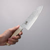 Sakai Takayuki VG10 33 Layer Damascus Santoku 180mm Cow Bone Handle with Sheath - Seisuke Knife - Slide 4