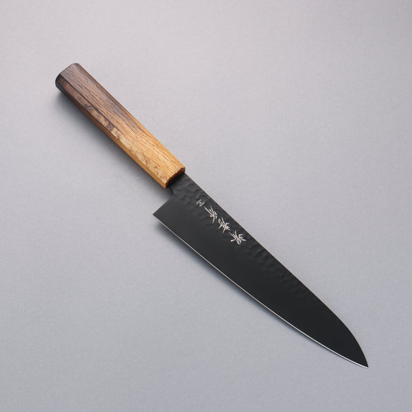 Sakai Takayuki Kurokage VG10 Hammered Teflon Coating Gyuto 210mm Burnt