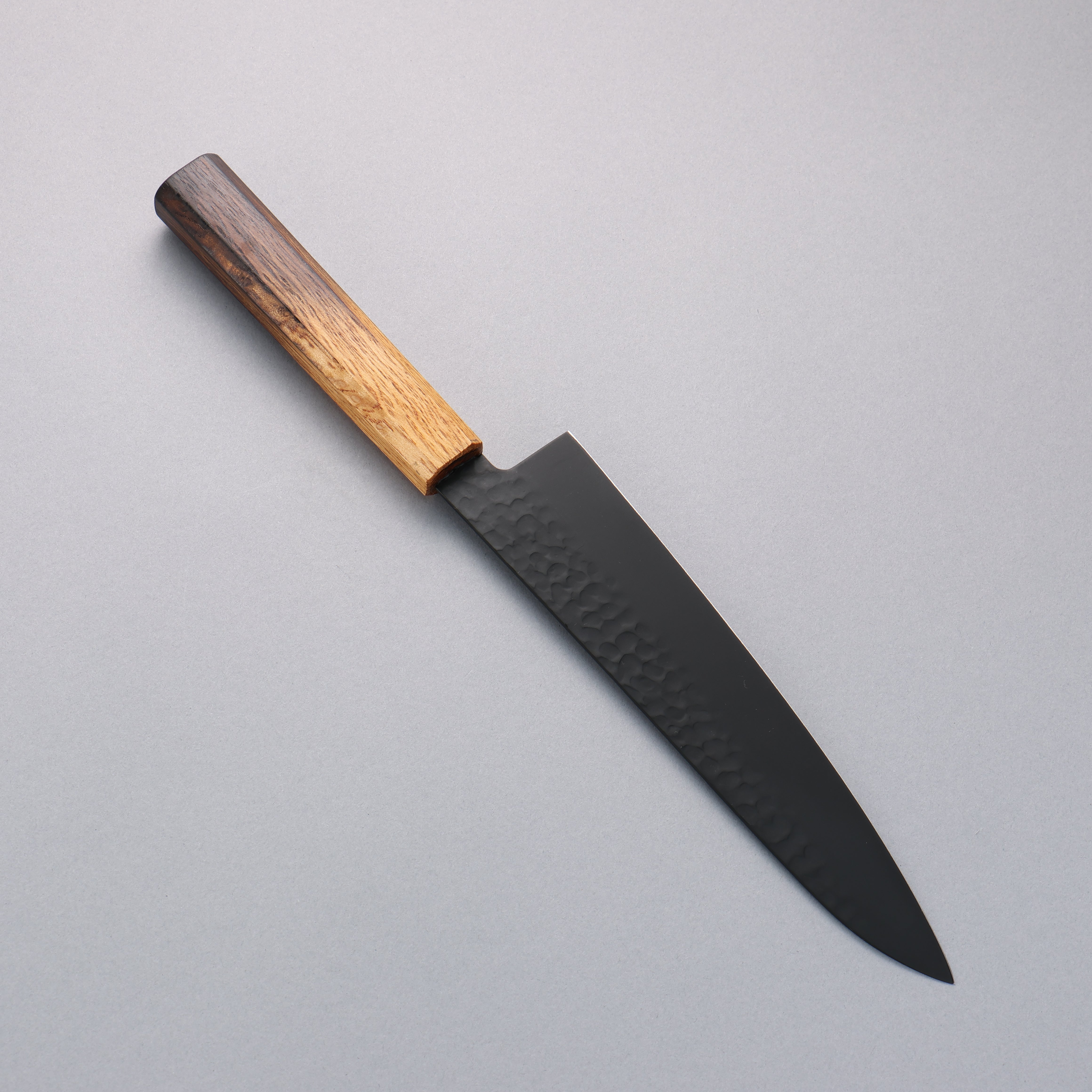 Sakai Takayuki Kurokage VG10 Hammered Teflon Coating Gyuto 210mm Burnt