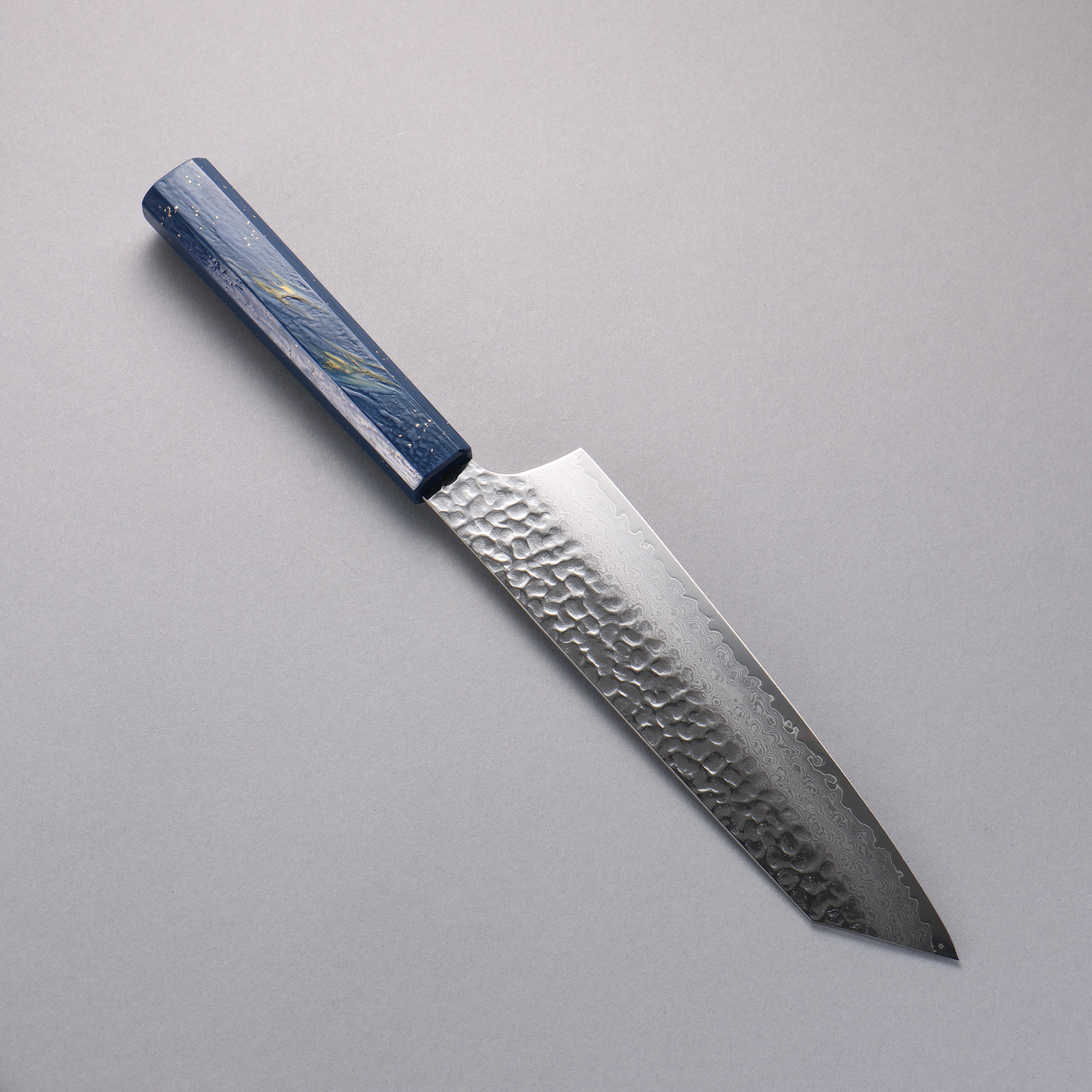 Sakai Takayuki VG10 33 Layer Damascus Kengata Gyuto 190mm Saiseki Lacquered Live Oak Handle - Seisuke Knife