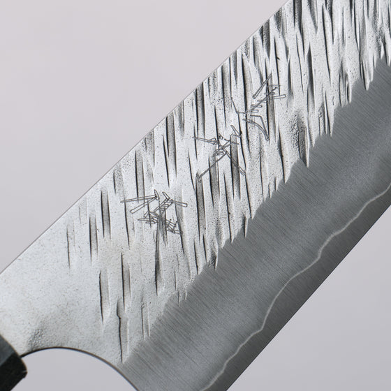 Yu Kurosaki Fujin SG2 Hammered Bunka  170mm Stabilized wood (With Acrylic Ring) Handle - Seisuke Knife