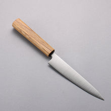  Seisuke Silver Steel No.3 Migaki Polish Finish Petty-Utility  150mm White Oak Handle - Seisuke Knife