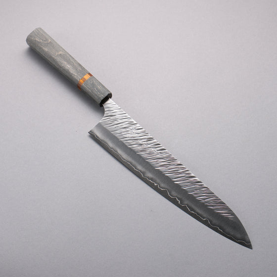 Yu Kurosaki Fujin SG2 Hammered Gyuto  240mm Stabilized wood (With Acrylic Ring) Handle - Seisuke Knife