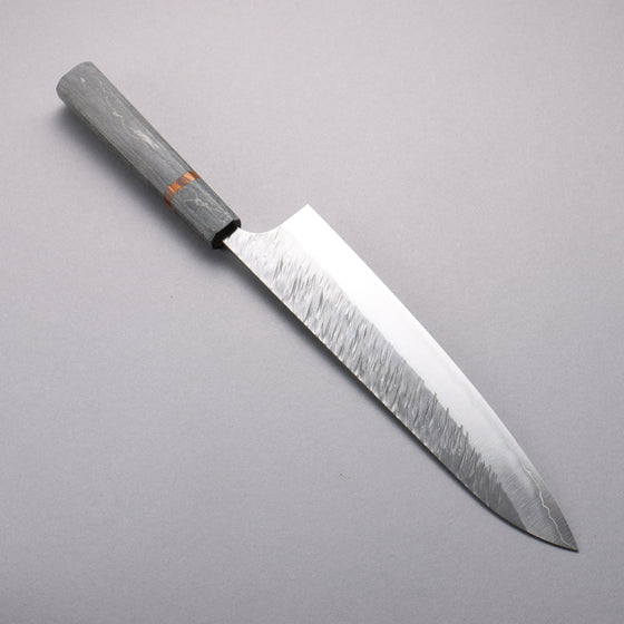 Yu Kurosaki Fujin SG2 Hammered Gyuto  240mm Stabilized wood (With Acrylic Ring) Handle - Seisuke Knife