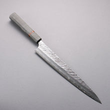  Yu Kurosaki Fujin SG2 Hammered Sujihiki  270mm Stabilized wood (With Acrylic Ring) Handle - Seisuke Knife