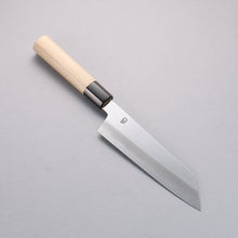  Kikuzuki White Steel No.2 Kasumitogi Kiritsuke Santoku 180mm with Magnolia Handle - Seisuke Knife